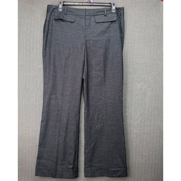 Banana Republic Womens Size 14 Gray Martin Fit Dress Pants Wool Blend - Picture 1 of 10